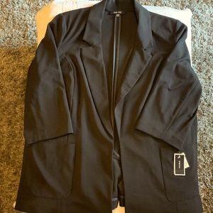 NWT Women’s Plus Nine West black Blazer